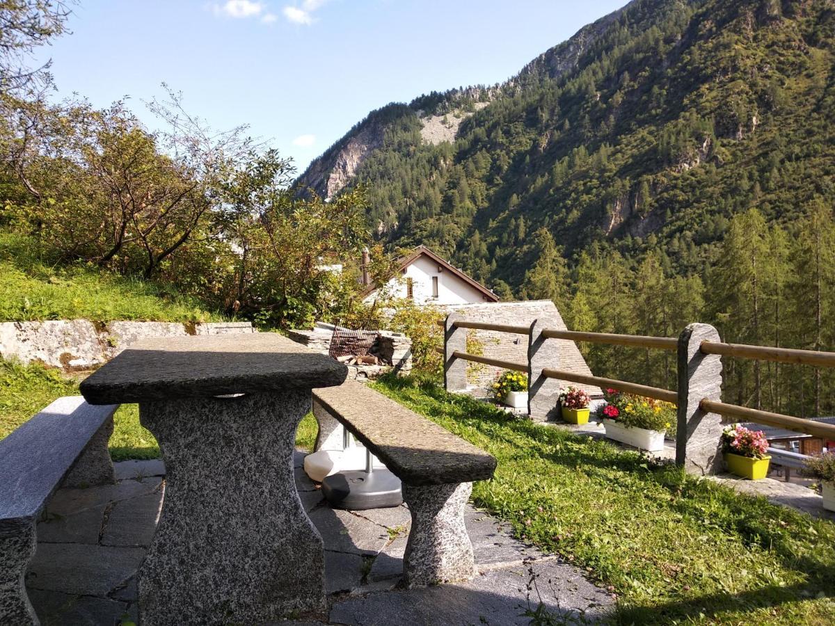 Ferienwohnung Casa Sonnenberg Bosco/Gurin Exterior foto